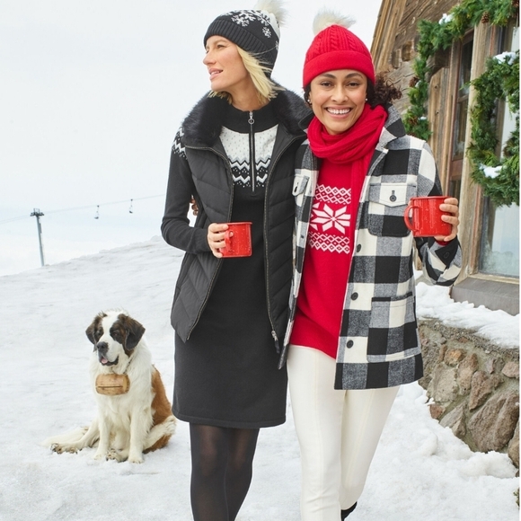 Talbots Mockneck‎ Bicolor Fair Isle Long Sleeve Sz. PS Sweater NWT - Picture 9 of 13